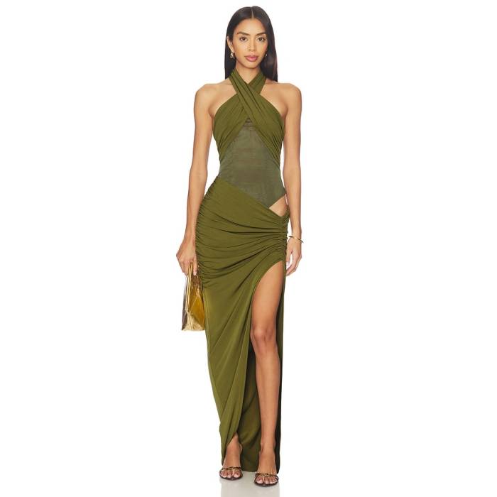 Nbd 【 Meena Maxi Dress Women Moss Green 】 ドレス レディース green 緑・グリーン｜スニケス