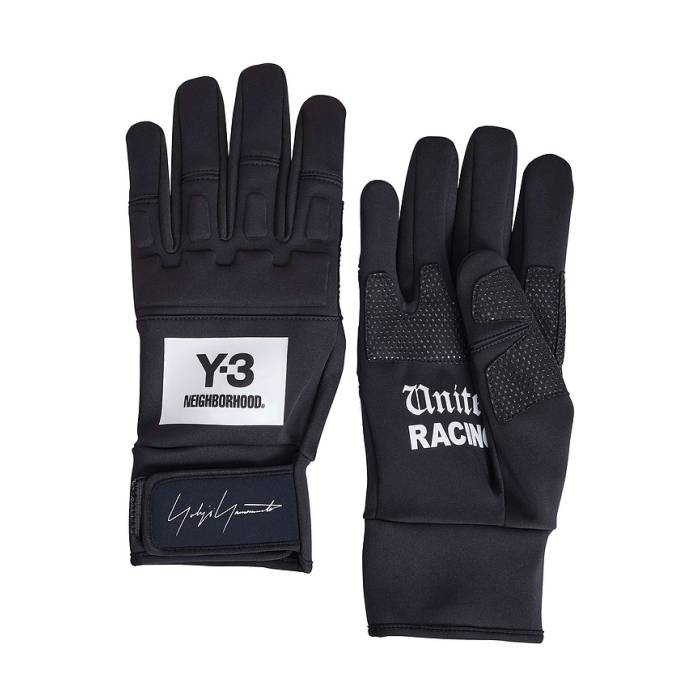 アディダス ワイスロバート・エドワード・リー Y-3 【 Yohji Yamamoto X Nbhd Gloves Men Black 】 グローブ メンズ 黒いこと 黒いこと