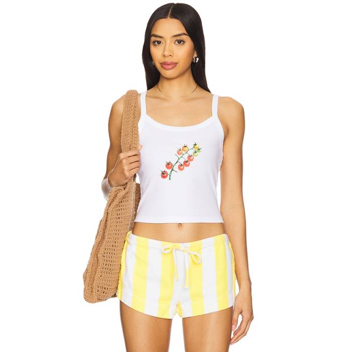 Polychrome Goods 【 Tomato Tank Women White 】 タンクトップ レディース 白色 ホワイト｜スニケス