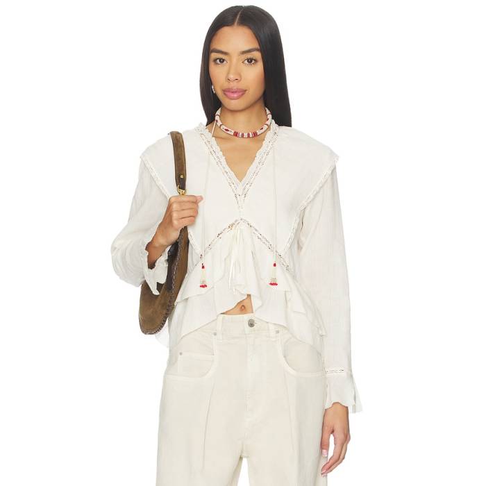 Isabel Marant Etoile 【 Damienne Top Women Ecru 】 レディース