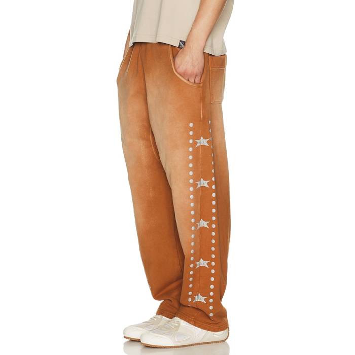 Barriers Worldwide 【 X Jimi Hendrix Buster Sweatpants Men Orange 】 ロングタイツ メンズ orange 橙・オレンジ色