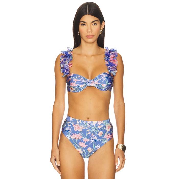 Patbo 【 Amaryllis Flutter Bikini Top Women Blue 】 レディース 青色 ブルー|スニケス