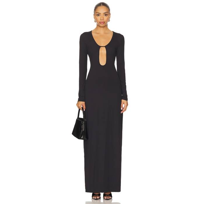 キキ ド モンパルナス Kiki De Montparnasse 【 Echauffe Open Long Gown Women Black 】 レディース 黒色 ブラック｜スニケス 38,675円