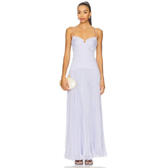 Amur 【 Saylor Pleated Gown Women Rain Cloud 】 レディース