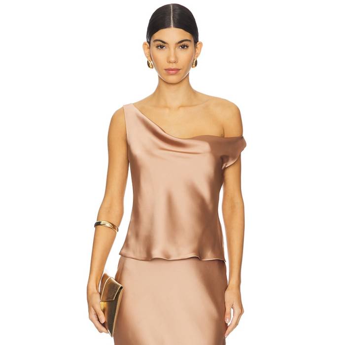 Norma Kamali 【 Maria Drop Shoulder Top Women Cappuccino 】 レディース