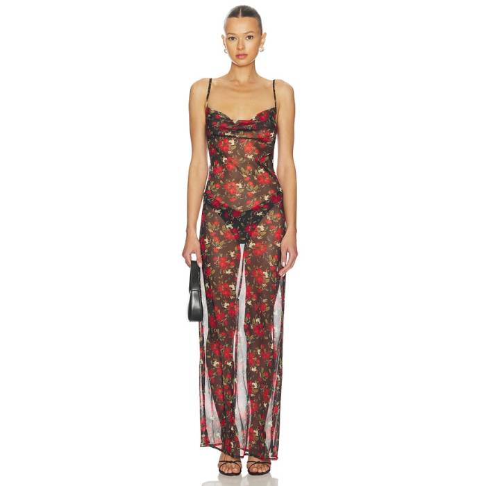 ワンティースプーン One Teaspoon 【 Jagger Flower Slip Dress Women Red 】 ドレス レディース Red 赤・レッド｜スニケス