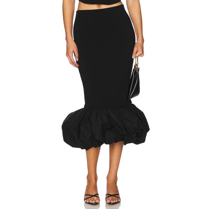 Simkhai 【 Camille Midi Skirt Women Black 】 レディース 黒色 ブラック｜スニケス