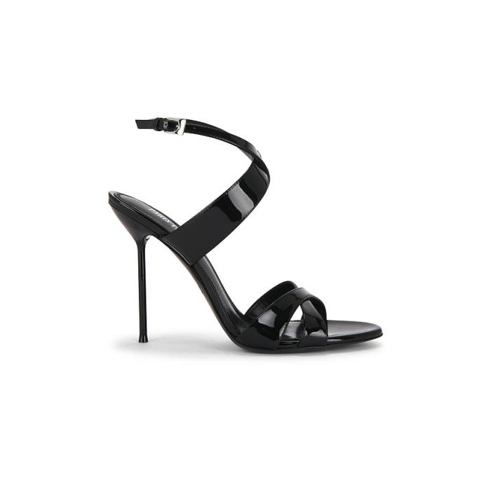 光の都市 一つ星の州 Paris Texas 【 Lidia Sandal Women Black 】 レディース 黒いこと 黒いこと