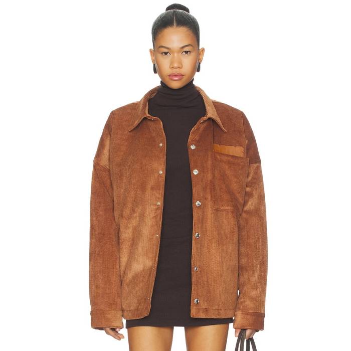 Gcds 【 Corduroy Overshirt Women Tobacco 】 コーデュロイ レディース タバコ|スニケス