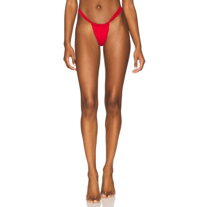 ライオネス Lioness 【 X Revolve Paradiso Bikini Bottom Women Cherry 】 ズボン ボトムス レディース