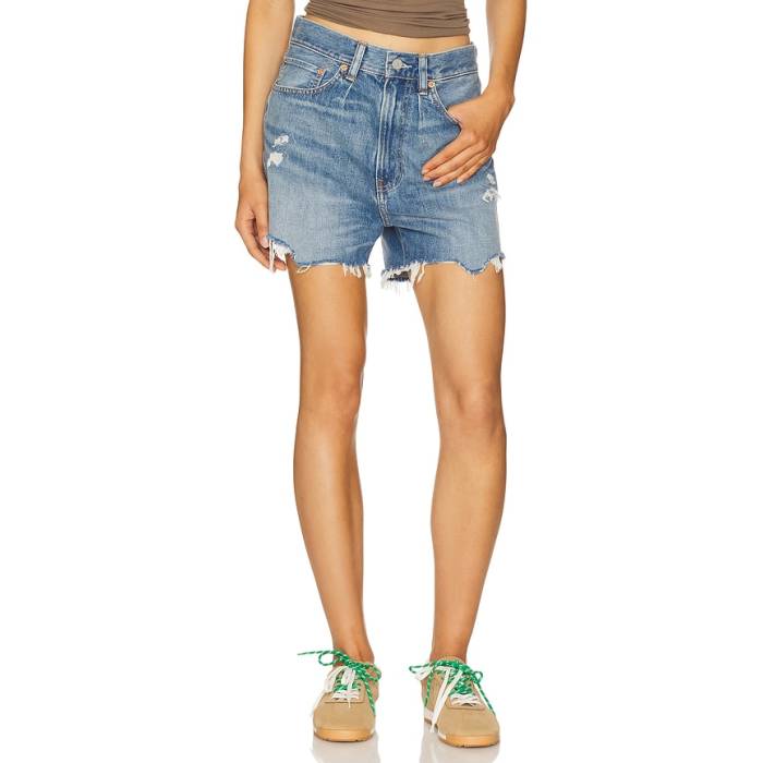 Denimist 【 Brooke Short Women Blake With Madras Patchwork 】 レディース ひと休み