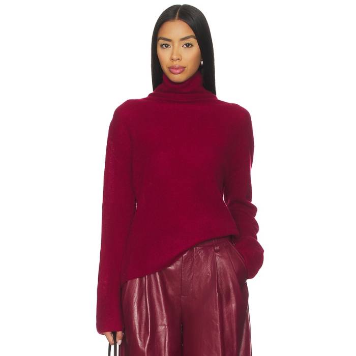 Naadam 【 Cloud Cashmere Turtleneck Women Cranberry 】 レディース