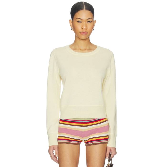Naadam 【 Crew Pullover Women Soft Lemon 】 労働者の一団 レディース その他-トップス