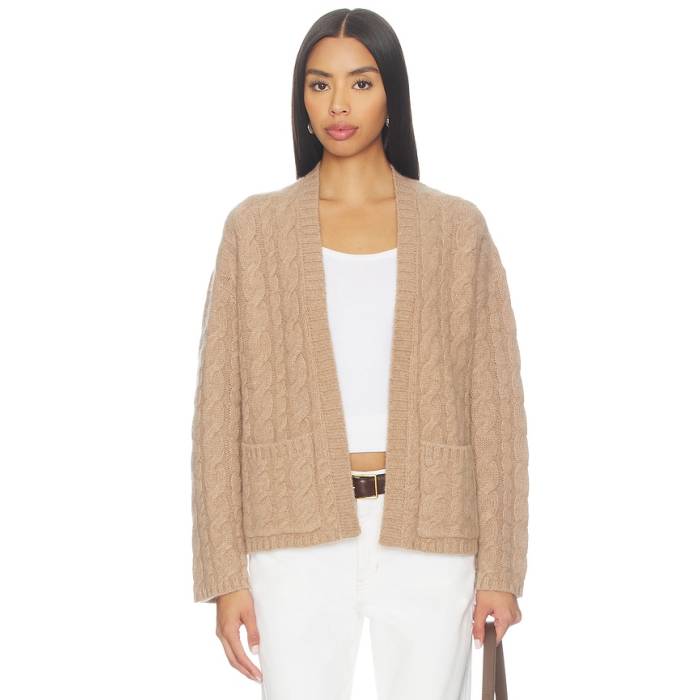 Naadam 【 Ultra Luxe Cashmino Cardigan Women Mocha 】 ultra ウルトラ ジレー レディース