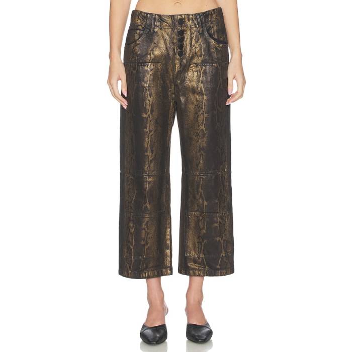 オールセインツ Allsaints 【 Tay Carpenter Jean Women Snake Gold 】 レディース ゴールド