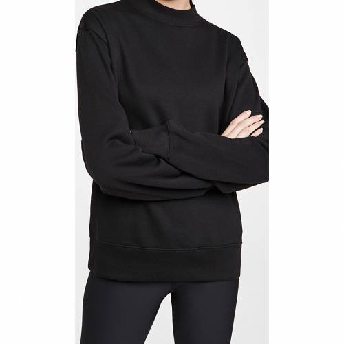 65 Off 送料無料 スウェットシャツ フリースタイル トレーナー Black Sweatshirt Freestyle Yoga Alo レディース ブラック 黒色 スウェット トレーナー Williamsav Com