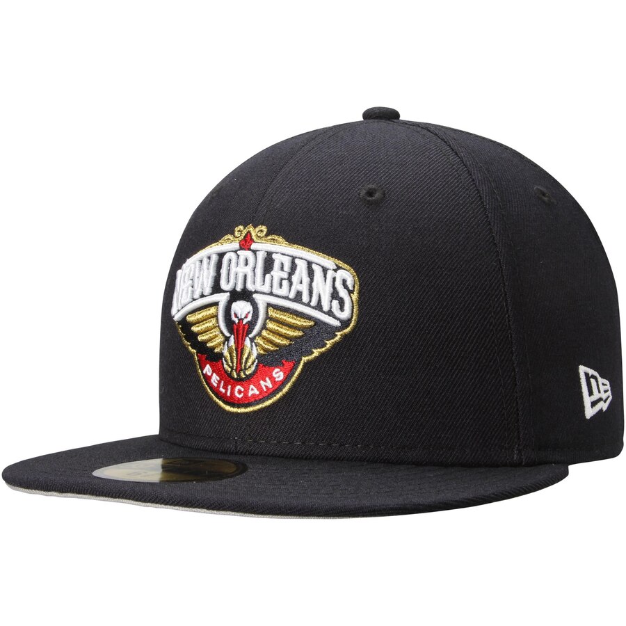 売れ筋ランキングものニューエラ New Era ロゴ 紺 ネイビー Navy Orleans Pelicans Current Logo 59fifty Fitted Hat Blue バッグ キャップ 帽子 メンズキャップ 送料無料 今季一番の