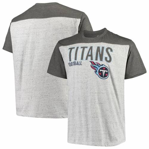 最適な材料 楽天市場 プロフィール Profile テネシー タイタンズ Tシャツ 灰色 グレー グレイ 大きめ Gray Profile Contrast Yoke Fleck Tshirt Heathered メンズファッション トップス Tシャツ カットソー スニケス 決算特価 送料無料 トップス T