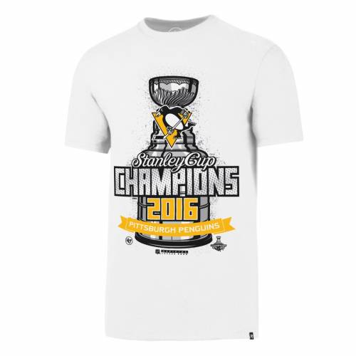 レビューで送料無料 フォーティーセブン 47 ピッツバーグ ペンギンズ Tシャツ 白色 ホワイト 47 16 Stanley Cup Champions Locker Room Flanker Tshirt White メンズファッション トップス Tシャツ カットソー 最高の Www Habs Edu Kw