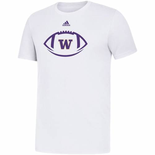 アディダス White Adidas Washington ワシントン 子供用 アイコン Tシャツ Tshirt 白 ホワイト White Adidas Washington Huskies Youth Locker Football Icon Amplifier Tshirt キッズ ベビー マタニティ トップス Tシャツ スニケススポーツブランド カジュアル