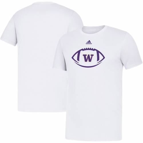 アディダス White Adidas Washington ワシントン 子供用 アイコン Tシャツ Tshirt 白 ホワイト White Adidas Washington Huskies Youth Locker Football Icon Amplifier Tshirt キッズ ベビー マタニティ トップス Tシャツ スニケススポーツブランド カジュアル