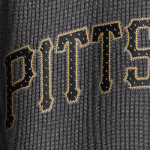 売れ筋アイテムラン マジェスティック Majestic マジェスティック ピッツバーグ 海賊団 Vネック Tシャツ 灰色 グレー グレイ 黒色 ブラック パイレーツ Gray Majestic Intense Vneck Tshirt Black メンズファッション 都内で