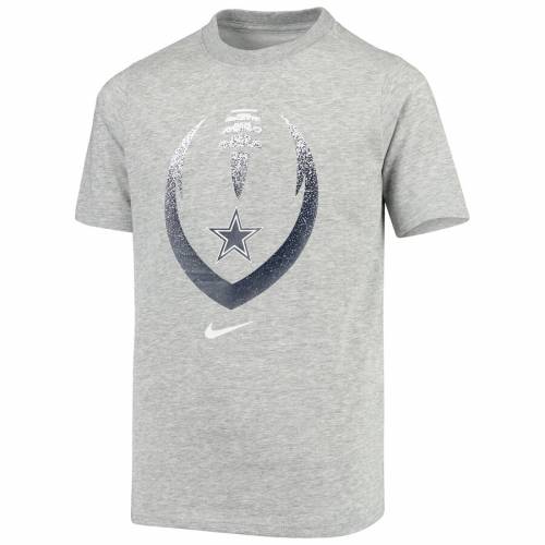 ナイキ Nike ダラス Cowboys チャコール カウボーイズ 子供用 アイコン Tシャツ チャコール トップス Nike Dallas Cowboys Youth Icon Tshirt Heathered Charcoal キッズ ベビー マタニティ トップス Tシャツ スニケススポーツブランド カジュアル ファッション