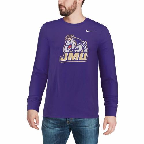 希少 楽天市場 ナイキ Nike ジェームズ ロゴ パフォーマンス スリーブ Tシャツ 紫 パープル 長袖 Sleeve Purple Nike James Madison Dukes Big Logo Performance Tshirt メンズファッション トップス Tシャツ カットソ スニケス 今月限定 特別大特価 Advance