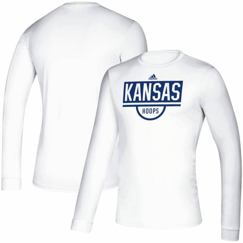 メーカー公式ショップ Tシャツ カットソー アディダス Adidas Tシャツ トップス メンズファッション White Tshirt Climalite Creator Practice Hoops Adidas Sleeve 長袖 ホワイト 白色 Tシャツ スリーブ プラクティス ジェイホークス カンザス Lombardionline It