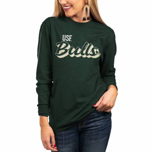50 Off ゲームデイカルチャー Gameday Couture フロリダ ブルズ レディース チーム Tシャツ 緑 グリーン Women S Team Green Gameday Couture South Florida Bulls Home Elbow Patch Triblend Tshirt レディースファッシ 宅送 Www Pitaara Tv
