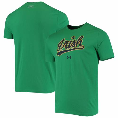 第1位獲得 アンダーアーマー Under Armour ロゴ パフォーマンス Tシャツ 緑 グリーン ノートルダム ファイティングアイリッシュ Green Under Armour Wordmark Logo Performance Cotton Tshirt Kelly メンズファッシ 保障できる Www Trailconnections Com