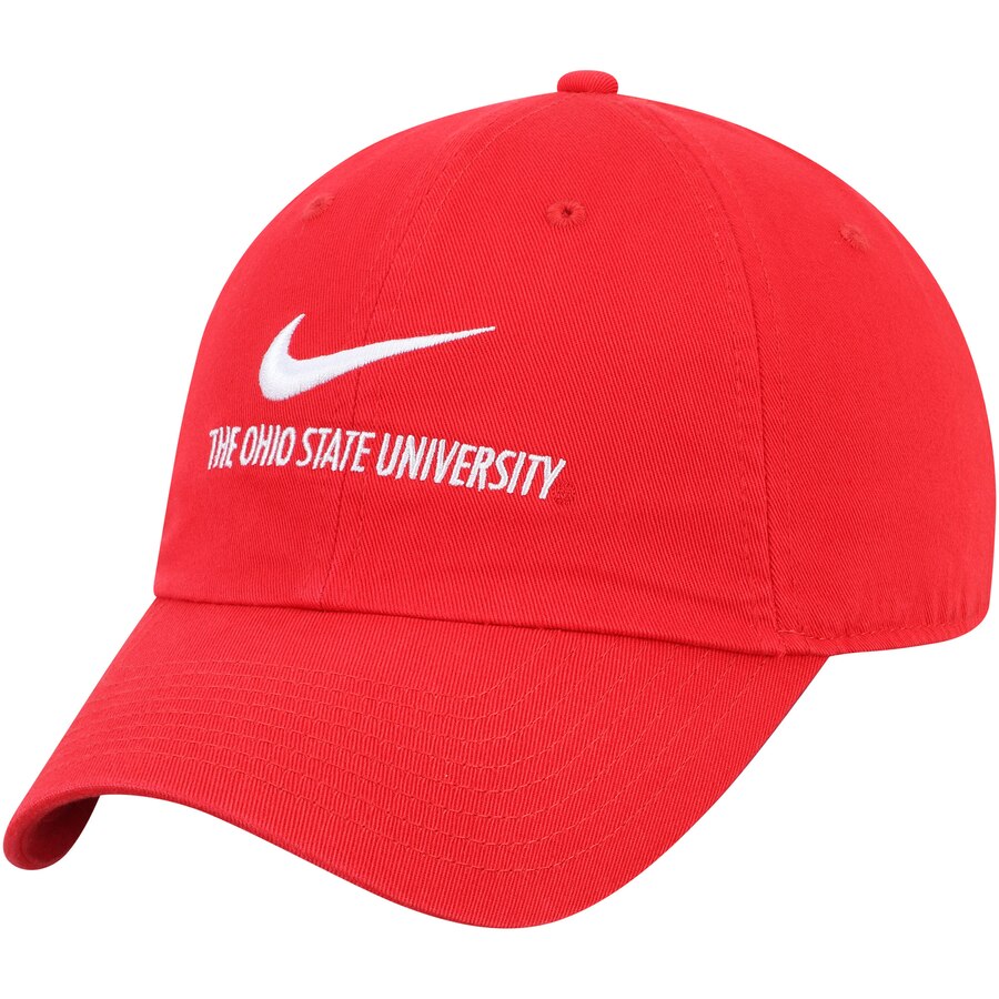 品質満点ランキング1位 のスウッシュ オハイオ スケートボード Nike エアマックス スケートボード ナイキ Ohio State Big Nike Buckeyes スウォッシュ Swoosh Heritage 86 Adjustable Hat Scarlet バッグ キャップ 帽子 メンズキャップ 送料無料 スニーカーケース