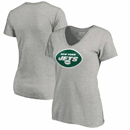 最新コレックション 楽天市場 ファナティクス Nfl Pro Line By Fanatics Branded プロ ジェッツ レディース ロゴ Vネック Tシャツ ヘザー 灰色 グレー グレイ ニューヨーク Women S Nfl Heather Gray Pro Line By Fanatics Branded Primary Logo Pl スニケス