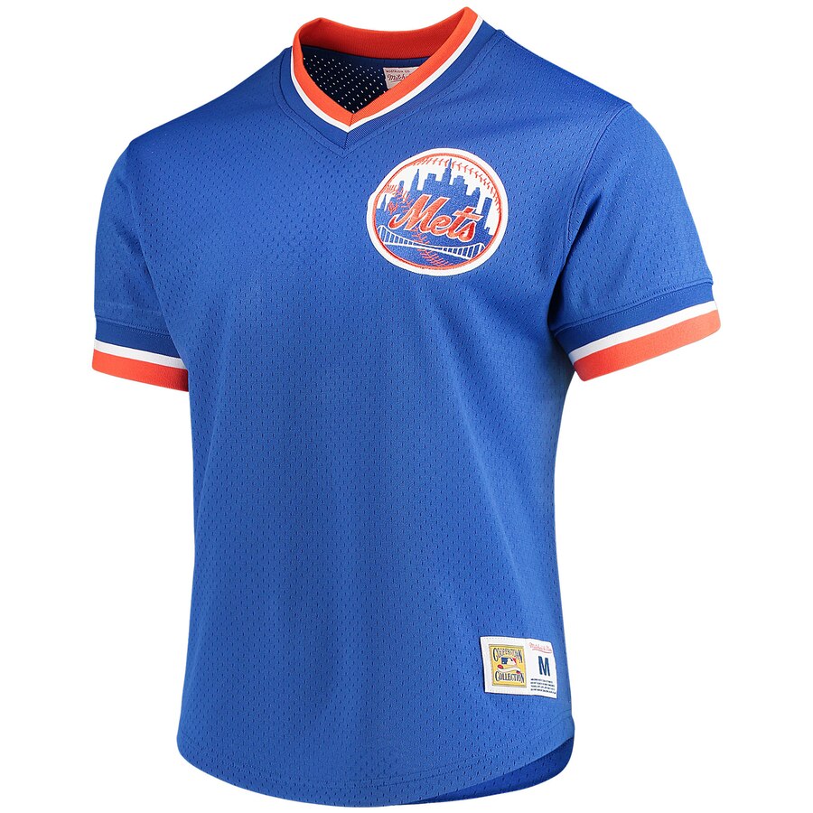 ミッチェル メッツ ネス Mitchell Ness メッツ ブイネック ジャージ New York Mets Mesh Vneck Jersey スパイク Royal スポーツ アウトドア 野球 ソフトボール レプリカユニフォーム 正規通販高評価 かわいい 送料無料 スニーカーケース 店スポーツブランド