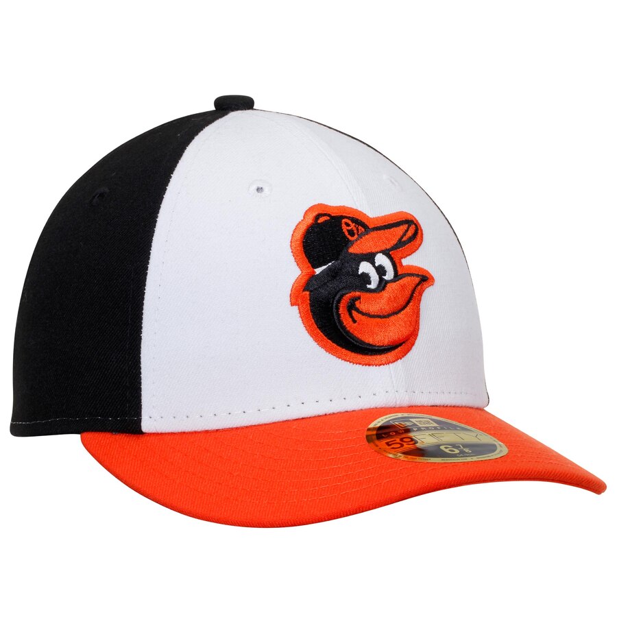 オリオールズ Orioles ニューエラ ボルティモア N Center New アディダスオリジナルス Era スパイク ジョーダン Profile Baltimore Front Low 59fifty Fitted Hat White Orange バッグ キャップ 帽子 メンズキャップ 送料無料 スニーカーケース 店スポーツブランド