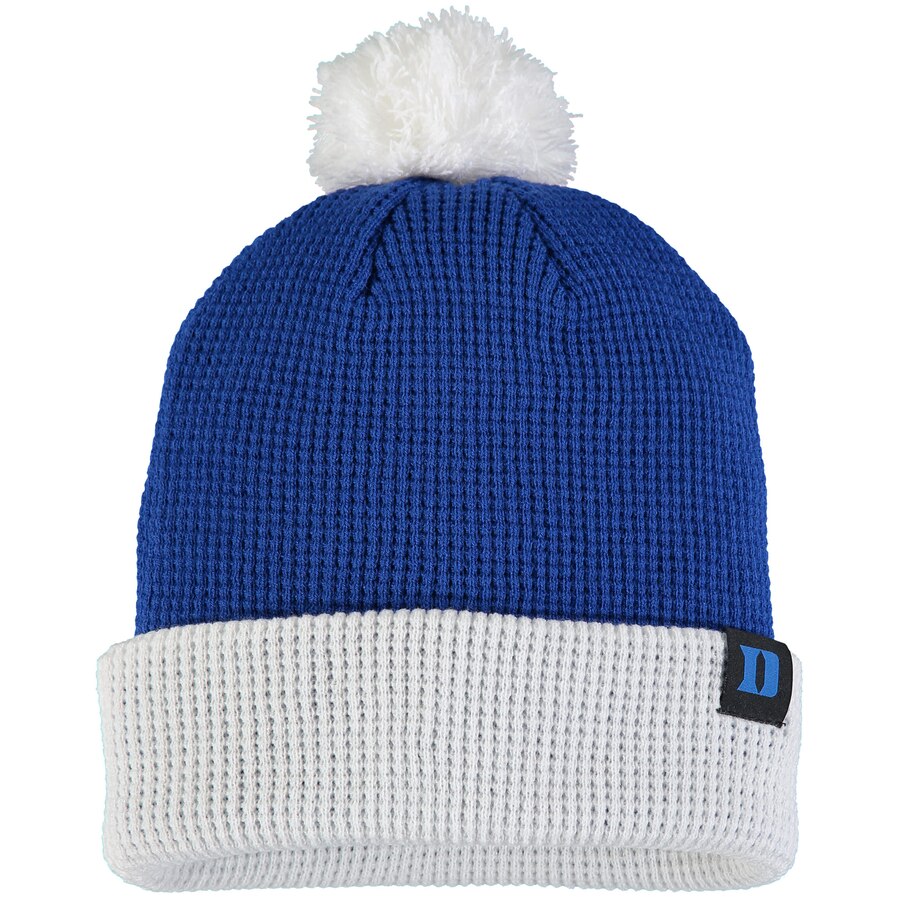 ナイキ Nike デューク ブルー 青 ブルー ワッフル ニット ニット リュック Blue Duke Devils Waffle Cuffed Pom Knit Hat Royal バッグ キャップ 帽子 メンズキャップ 送料無料 スニーカーケース 店スポーツブランド カジュアル ファッション キャップ ハット