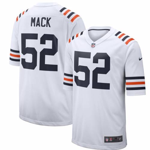 あすつく トップス フットボール 半袖 Nike アメリカン Mack ゴールデンベアーズ シカゴ カルベアーズ 白色 ゲーム ゴールデンベアーズ ベアーズ スポーツブランド ナイキ ジャージー ホワイト Game Nike Khalil Mack Player Jersey White スポーツ