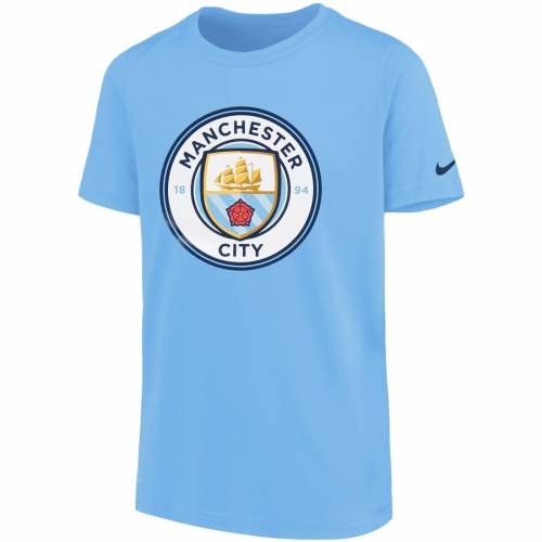 大流行中 ナイキ Nike シティ 子供用 Tシャツ 青色 ブルー Nike Manchester City Youth Crest Tshirt Light Blue キッズ ベビー マタニティ トップス Tシャツ 新作モデル Urban A1clic Com Br