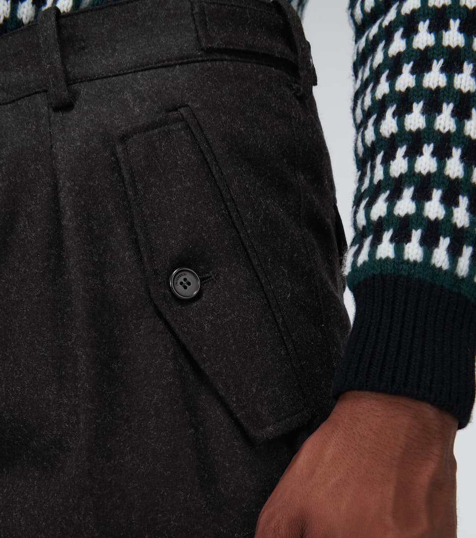 いつでもポイント10倍 JW ANDERSON ジェイダブリュ・アンダーソン OVERSIZE DOUBLE FACE  WOOL SHORTS ウール ショーツ 通販