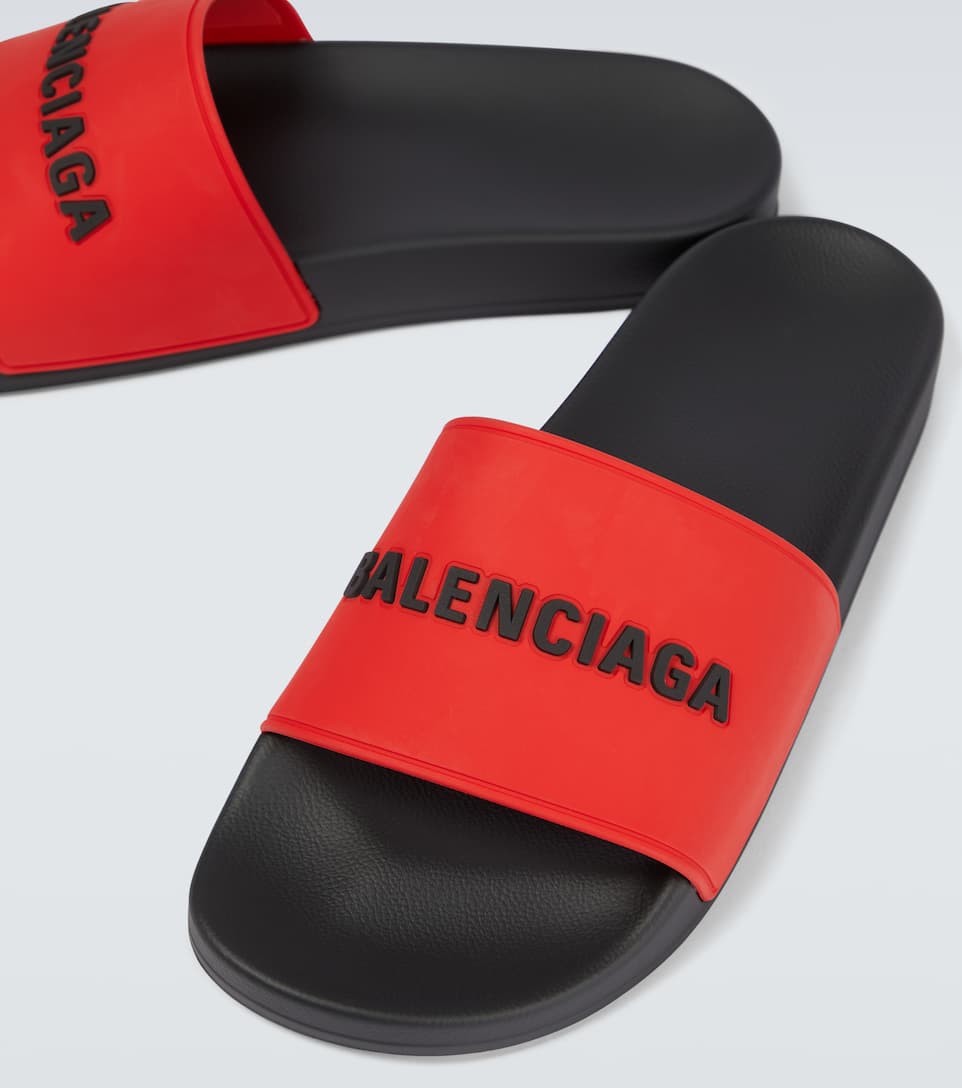 BALENCIAGA バレンシアガ メンズ シャワーサンダル ラバー ブラック