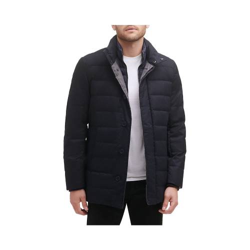 コールハーン ダウン ジャケット 紺色 ネイビー ダウンジャケット メンズ Cole Haan Quilted Flannel Navy Pnima Magazine Co Il