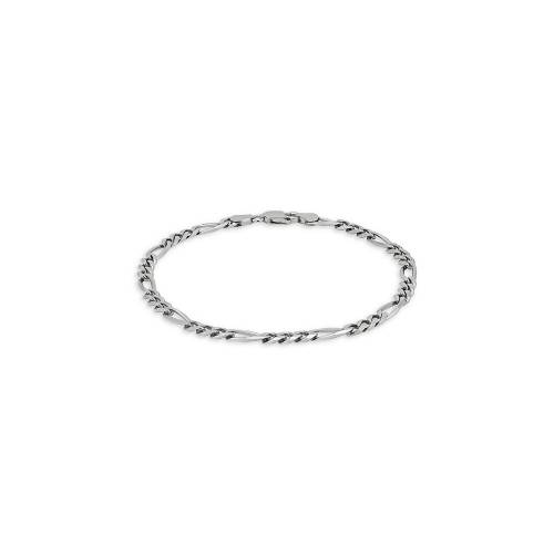 銀鼠色 しろがね色 ブレスレット メンズ Silver Saks Fifth Avenue Made In Italy Rhodiumplated Sterling Figaro Chain Bracelet One Size Loadedcafe Com