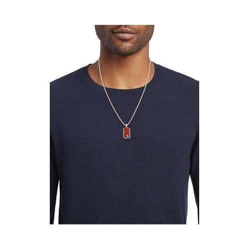 登場 エフィー ローズ 銀色 シルバー 赤 レッド ネックレス メンズ Appelectric Co Il