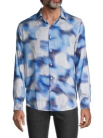 Waribiki Kounyuu メンズ Striped Paris カジュアルシャツ Delorcakery Com