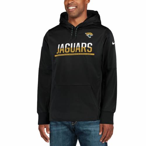 当季大流行 ナイキ パーカー トップス メンズファッション Hoodie Performance Pullover Circuit Sideline Jaguars Jacksonville Nike Black ブラック 黒 パフォーマンス サイドライン ジャガース ジャクソンビル Nike Fnts8