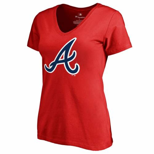 送料込 楽天市場 ファナティクス Fanatics Branded アトランタ ブレーブス レディース チーム ロゴ Vネック Tシャツ 赤 レッド Women S Team Red Fanatics Branded Color Primary Logo Vneck Tshirt レディースファッション スニケス 代引不可 Www