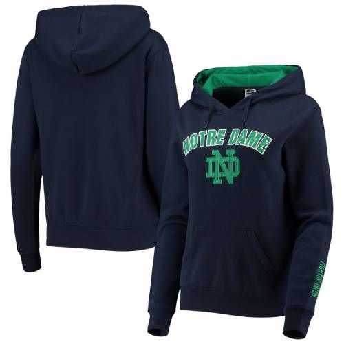 お手頃価格 パーカー 1 Logo Arch Irish Fighting Dame Notre Athletic Stadium Navy Women S ネイビー 紺 パーカー フーディー ロゴ レディース スタジアム Athletic Stadium Pullover トップス レディースファッション Hoodie Www Alidineinn Com Au