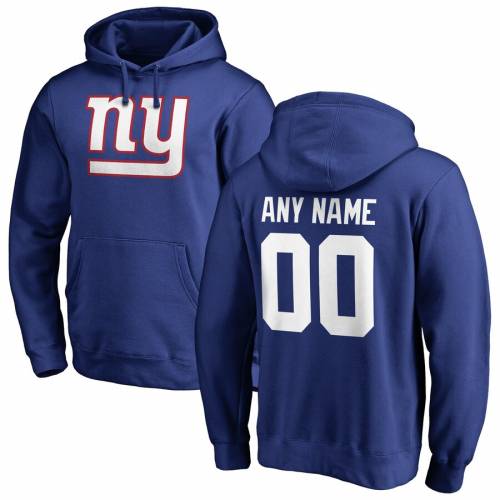 ファナティクス プロ ジャイアンツ アイコン フーディー パーカー Customized Item ニューヨーク メンズ Nfl Pro Line By Fanatics Branded Personalized Icon Name Number Royal Mybluehotel Com Br