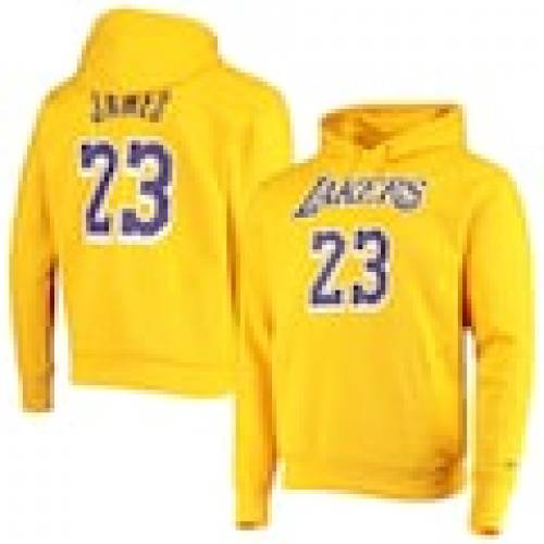 ナイキ Nike レブロン ジェームズ レイカーズ フリース フーディー パーカー ゴールド 天使の都市 メンズ Lakers Nike Lebron James Name Number Fleece Gold 運動競技ブランド 心地好い ファッション ヤッケ パーカー 最高 Collabforge Com