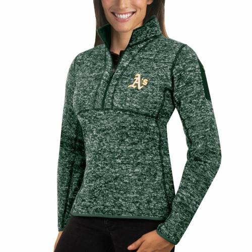 Seal限定商品 楽天市場 アンティグア Antigua オークランド アスレチックス レディース トレーナー 緑 グリーン Women S Green Antigua Fortune Halfzip Pullover Sweater Heathered レディースファッション トップス スウェッ スニケス 即納 最大半額